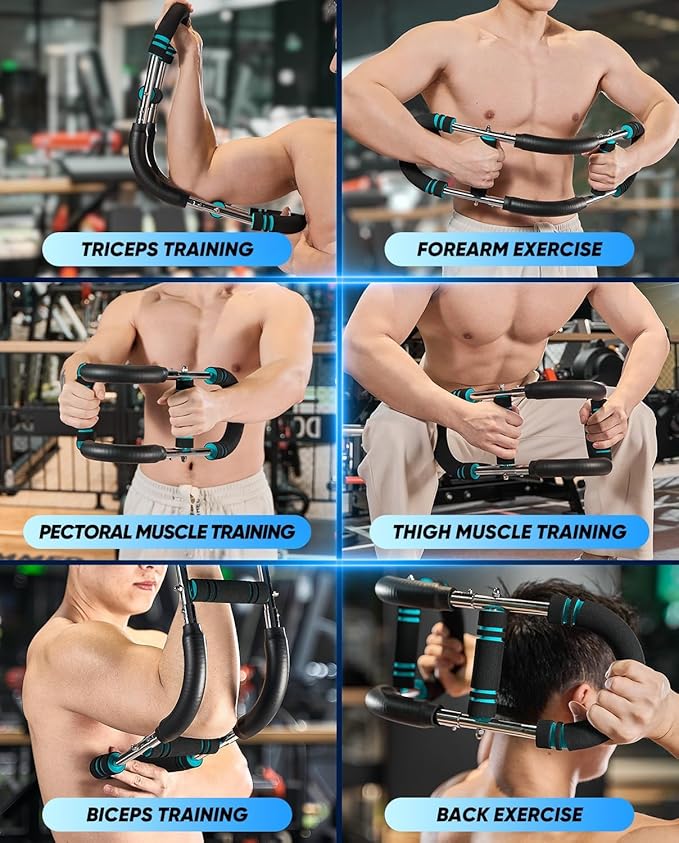 Saker Twister Arm Trainer ā Adjustable PowerTwist Forearm & Chest Workout Equipment