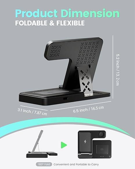 3-in-1 Wireless Charging Station β Fast & Convenient Charging for Apple Devices