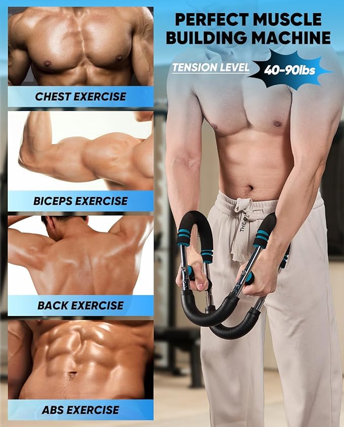 Saker Twister Arm Trainer ā Adjustable PowerTwist Forearm & Chest Workout Equipment