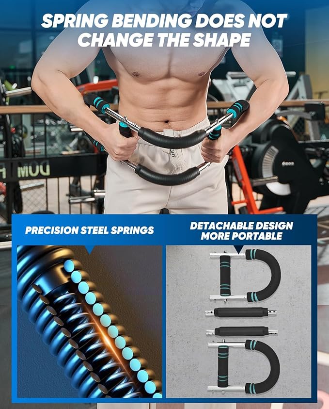 Saker Twister Arm Trainer ā Adjustable PowerTwist Forearm & Chest Workout Equipment