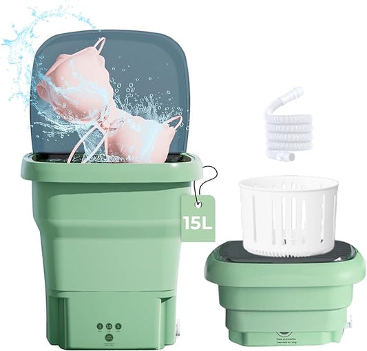 5L Portable Mini Washing Machine – Foldable Washer & Spin Dryer for Baby