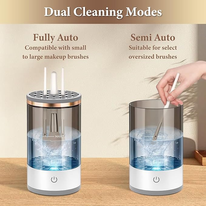 Electric Makeup Brush Cleaner – Efficient & Portable Cleaning Machine for Brushes